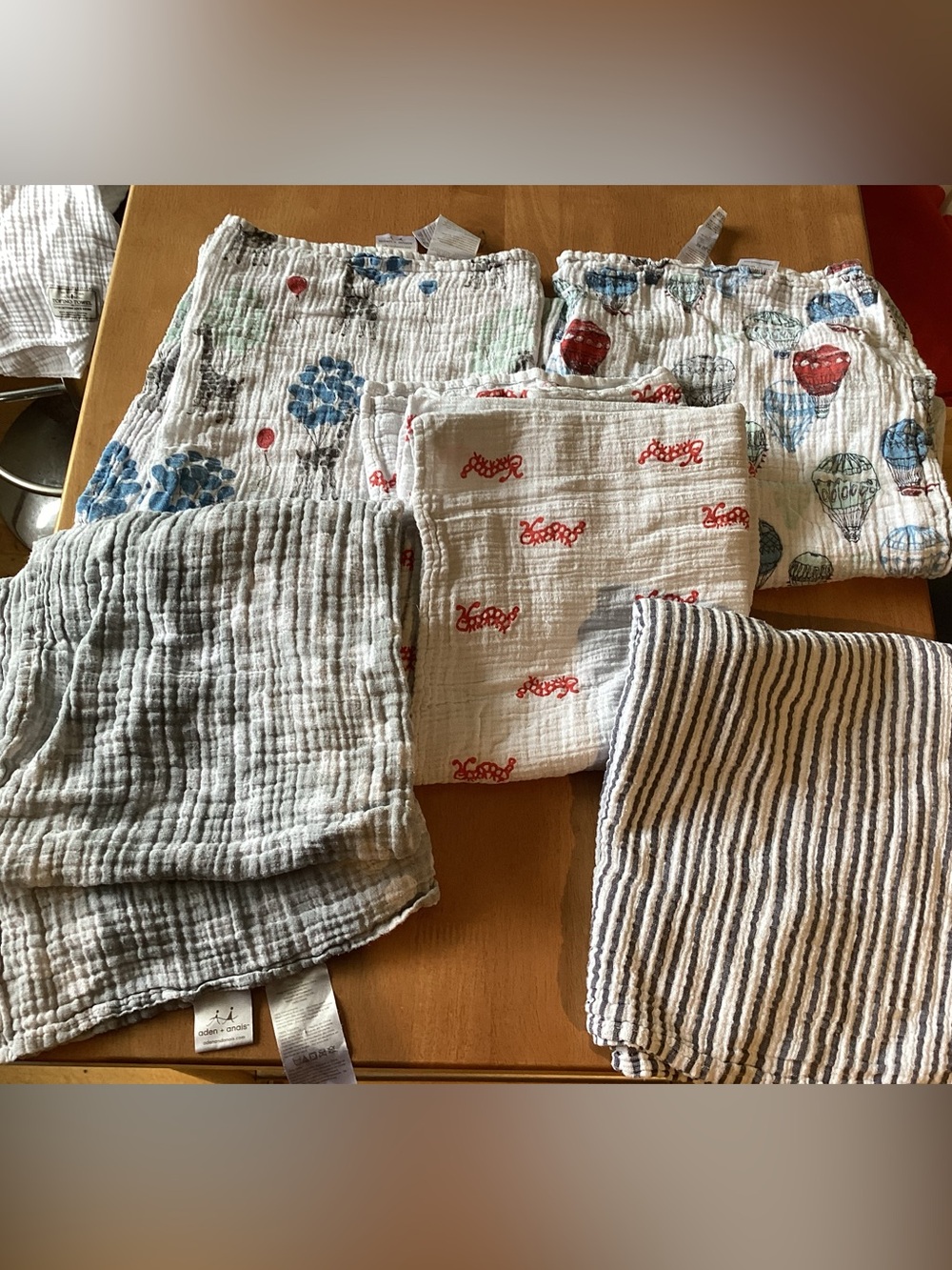 aden + anais Muslin Swaddle Blankets (5)